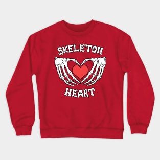 Skeleton Bones Heart Halloween Crewneck Sweatshirt